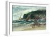 On the Yorkshire Coast, a Breezy Day-Edwin Ellis-Framed Giclee Print