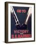 On to Victory with the Us Marines, 1944-null-Framed Giclee Print