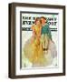 "On Top of the World" Saturday Evening Post Cover, July 11,1936-Norman Rockwell-Framed Giclee Print