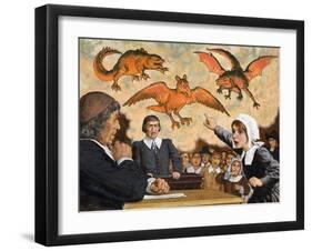 On Trial, When Satan Came to Salem, 1978-null-Framed Giclee Print