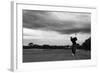 On Vacation in Martha's Vineyard the President was Golfing at the Vineyard Golf Club, Aug. 22, 2010-null-Framed Photo