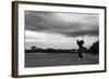 On Vacation in Martha's Vineyard the President was Golfing at the Vineyard Golf Club, Aug. 22, 2010-null-Framed Photo