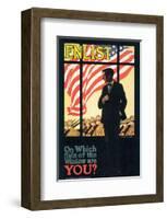 On Which Side Of The Window Are You?-Laura Brey-Framed Art Print