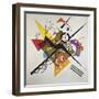 On White II, 1923-Wassily Kandinsky-Framed Giclee Print