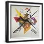 On White II, 1923-Wassily Kandinsky-Framed Giclee Print