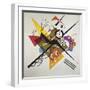 On White II, 1923-Wassily Kandinsky-Framed Giclee Print