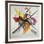 On White II, 1923-Wassily Kandinsky-Framed Giclee Print