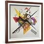 On White II, 1923-Wassily Kandinsky-Framed Giclee Print