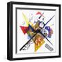 On White II-Wassily Kandinsky-Framed Art Print