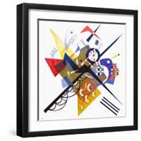 On White II-Wassily Kandinsky-Framed Art Print