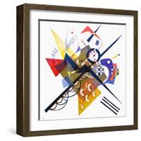 On White II-Wassily Kandinsky-Framed Art Print