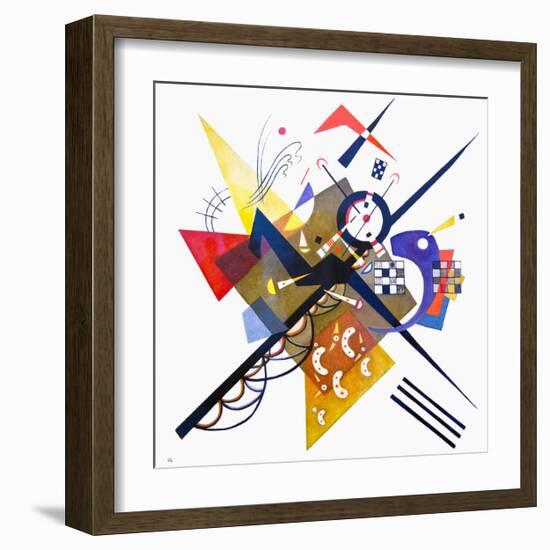 On White II-Wassily Kandinsky-Framed Art Print