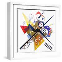 On White II-Wassily Kandinsky-Framed Art Print