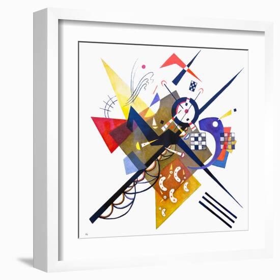 On White II-Wassily Kandinsky-Framed Art Print