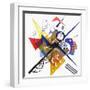 On White II-Wassily Kandinsky-Framed Art Print