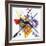 On White II-Wassily Kandinsky-Framed Art Print