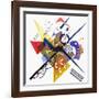 On White II-Wassily Kandinsky-Framed Art Print