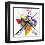 On White II-Wassily Kandinsky-Framed Art Print