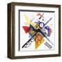 On White II-Wassily Kandinsky-Framed Art Print