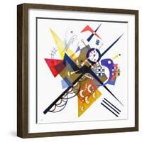 On White II-Wassily Kandinsky-Framed Art Print