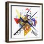 On White II-Wassily Kandinsky-Framed Art Print