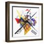 On White II-Wassily Kandinsky-Framed Art Print