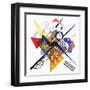 On White II-Wassily Kandinsky-Framed Art Print