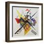 On White ll, 1923-Wassily Kandinsky-Framed Art Print