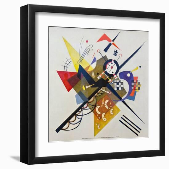 On White ll, 1923-Wassily Kandinsky-Framed Art Print