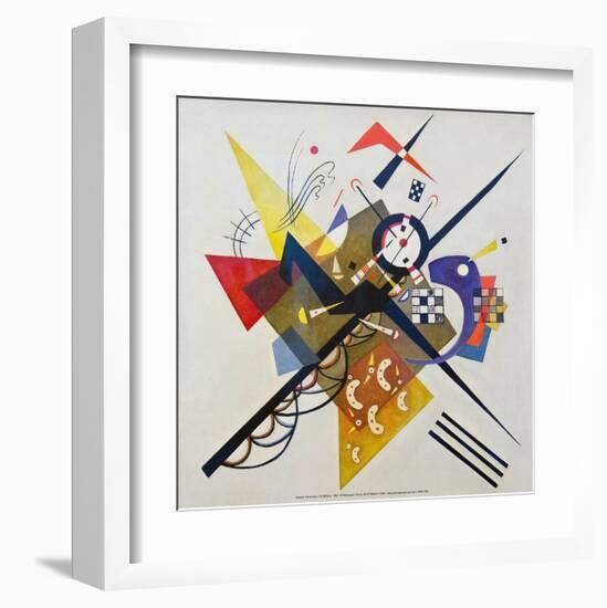 On White ll, 1923-Wassily Kandinsky-Framed Art Print