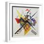 On White ll, 1923-Wassily Kandinsky-Framed Art Print