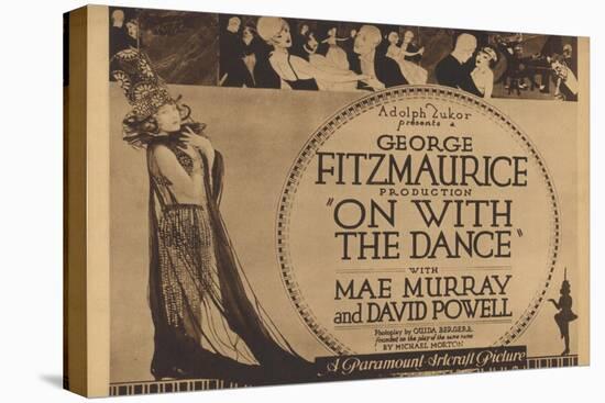 On With the Dance, 1920-null-Stretched Canvas