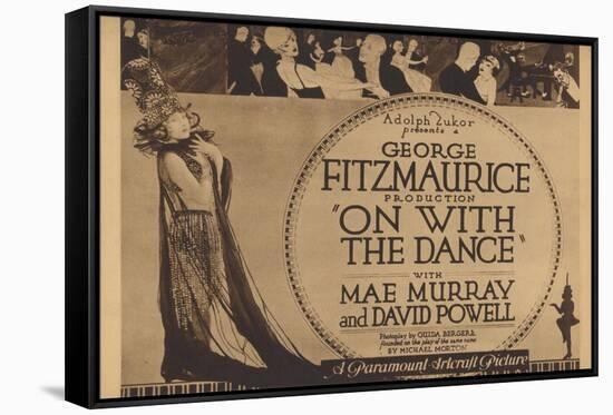 On With the Dance, 1920-null-Framed Stretched Canvas