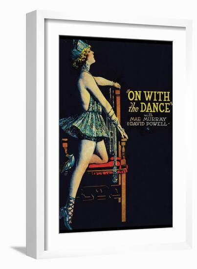 On with the Dance-null-Framed Art Print