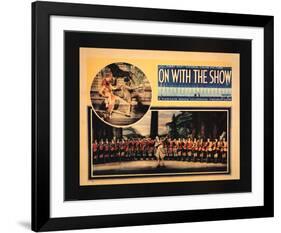 On with the Show-null-Framed Art Print