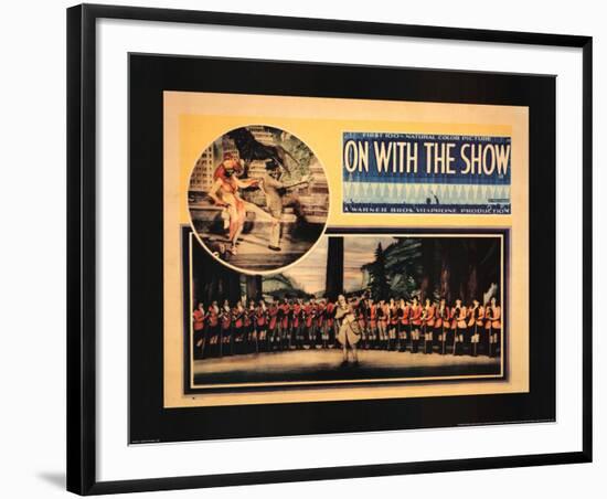 On with the Show-null-Framed Art Print