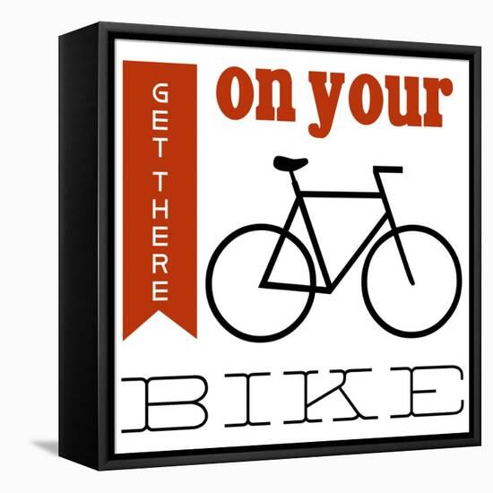 On Your Bike-AshNomad-Framed Stretched Canvas