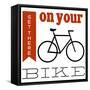 On Your Bike-AshNomad-Framed Stretched Canvas