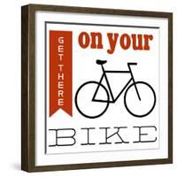 On Your Bike-AshNomad-Framed Art Print