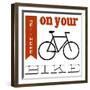 On Your Bike-AshNomad-Framed Art Print