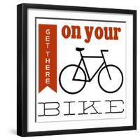 On Your Bike-AshNomad-Framed Art Print