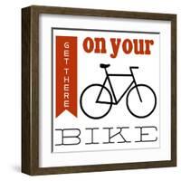 On Your Bike-AshNomad-Framed Art Print