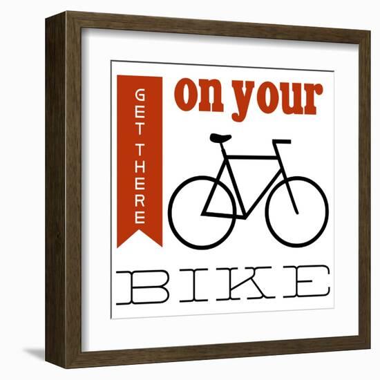 On Your Bike-AshNomad-Framed Art Print