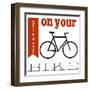 On Your Bike-AshNomad-Framed Art Print