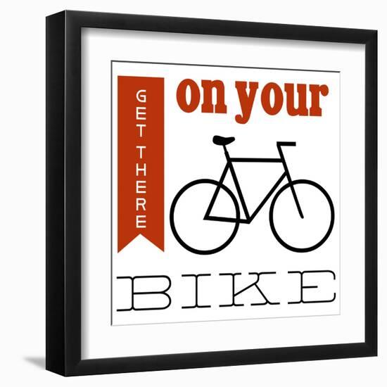 On Your Bike-AshNomad-Framed Art Print