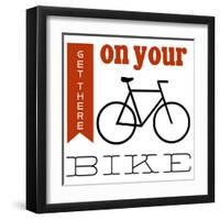 On Your Bike-AshNomad-Framed Art Print