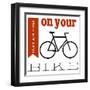 On Your Bike-AshNomad-Framed Art Print