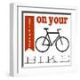 On Your Bike-AshNomad-Framed Art Print