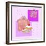 On Your Special Day - Presents And Cupcakes-Cherie Roe Dirksen-Framed Giclee Print