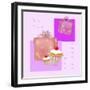 On Your Special Day - Presents And Cupcakes-Cherie Roe Dirksen-Framed Giclee Print